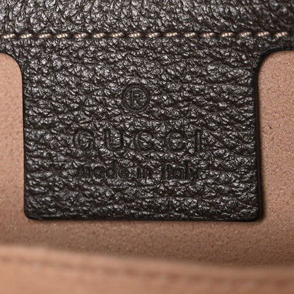 Gucci GG Supreme Monogram Web Small Ophidia Shoulder Bag Brown 6 of 10