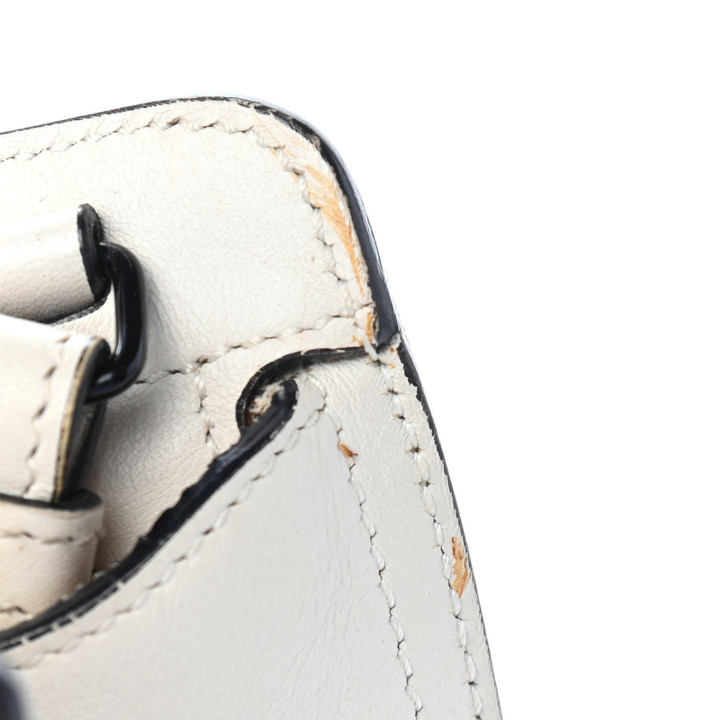 Smooth Calfskin Small Cabas Monogram White