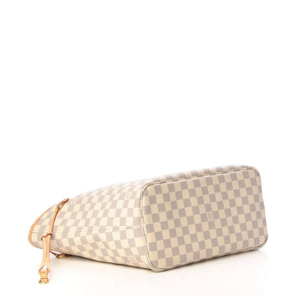 Louis Vuitton Damier Azur Neo Neverfull MM Rose Ballerine 5 of 24