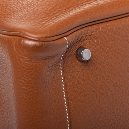 Hermes Taurillon Clemence Lindy 30 Gold 12 of 17