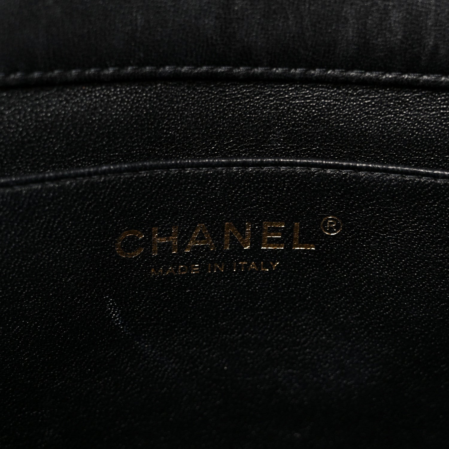 Chanel Lambskin Quilted Clutch With Chain Flap Black 6 of 11