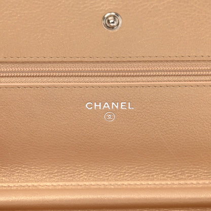Chanel Aged Calfskin Lucky Charms Casino 2.55 Reissue Wallet on Chain WOC Beige 6 of 13