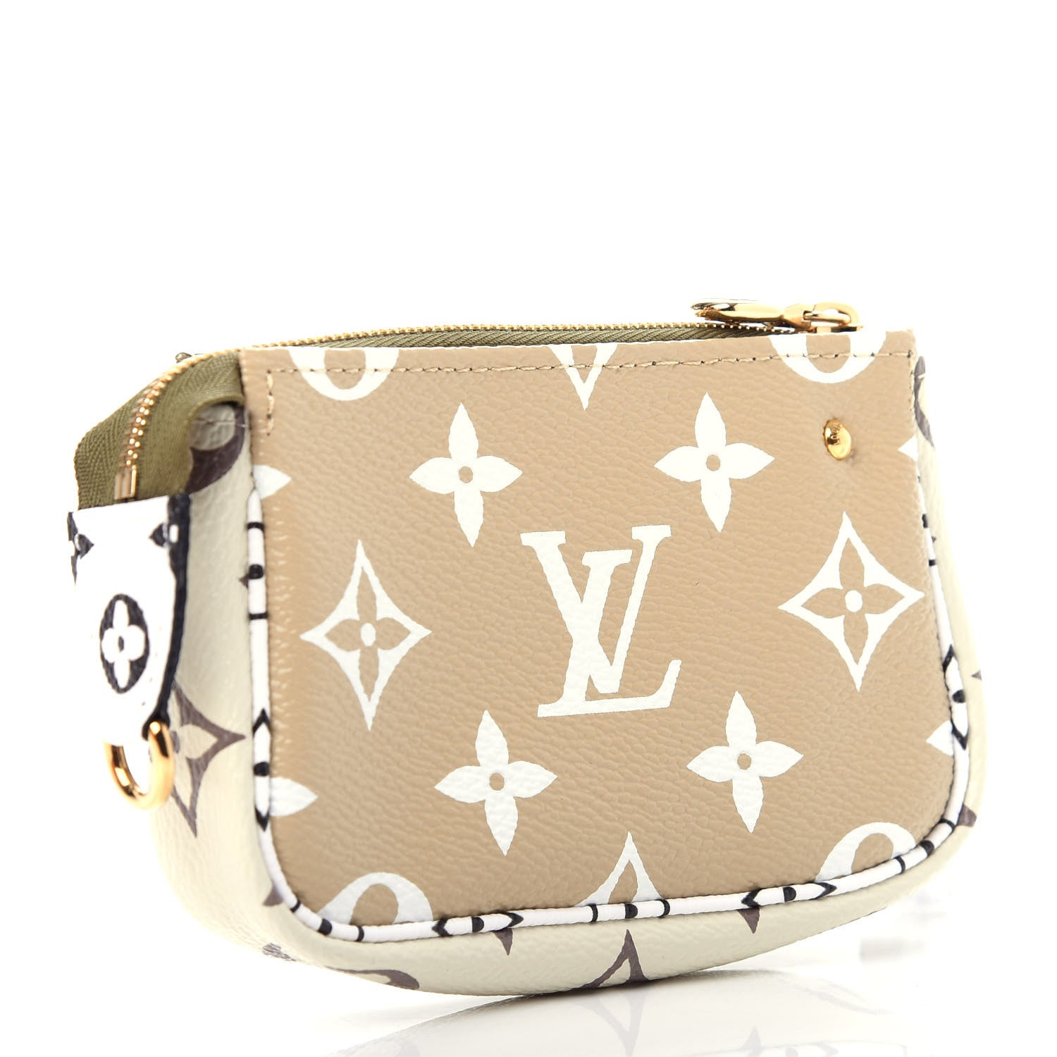 Louis Vuitton Monogram Giant Micro Pochette Accessories Kaki White 3 of 6
