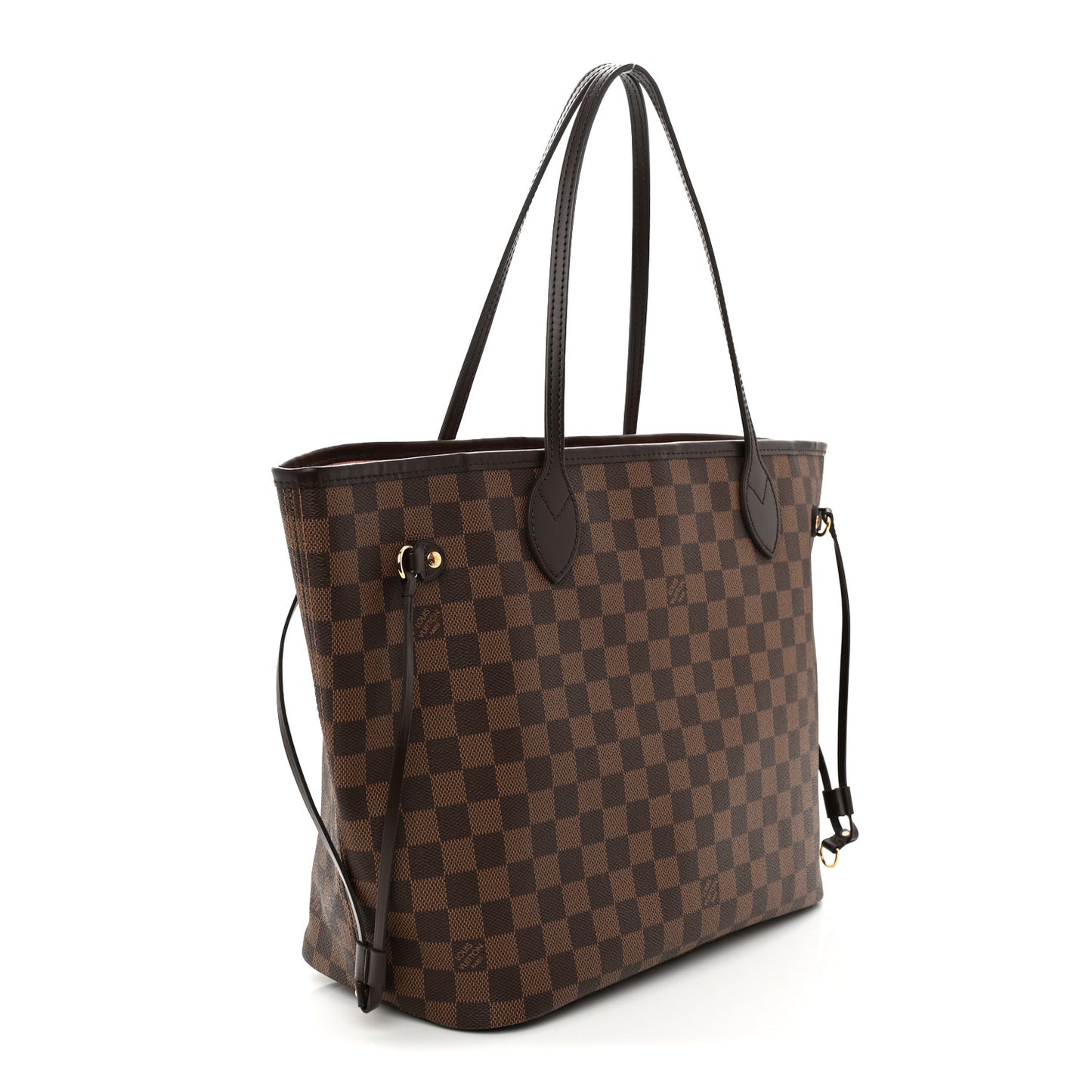 Damier Ebene Neo Neverfull MM Rose Ballerine