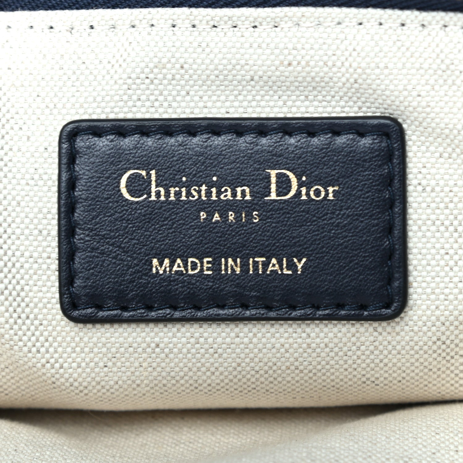 Christian Dior Oblique Pouch Clutch Blue 6 of 7
