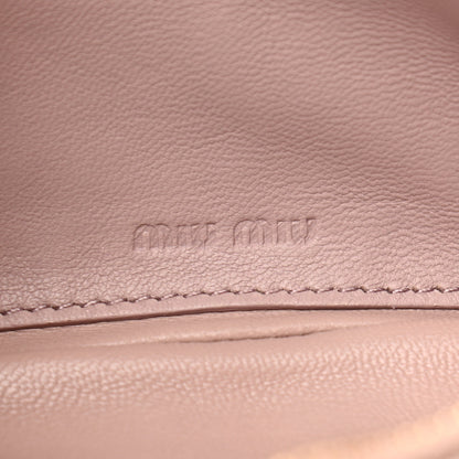 Miu Miu Nappa Matelasse Pouch Mughetto 6 of 9