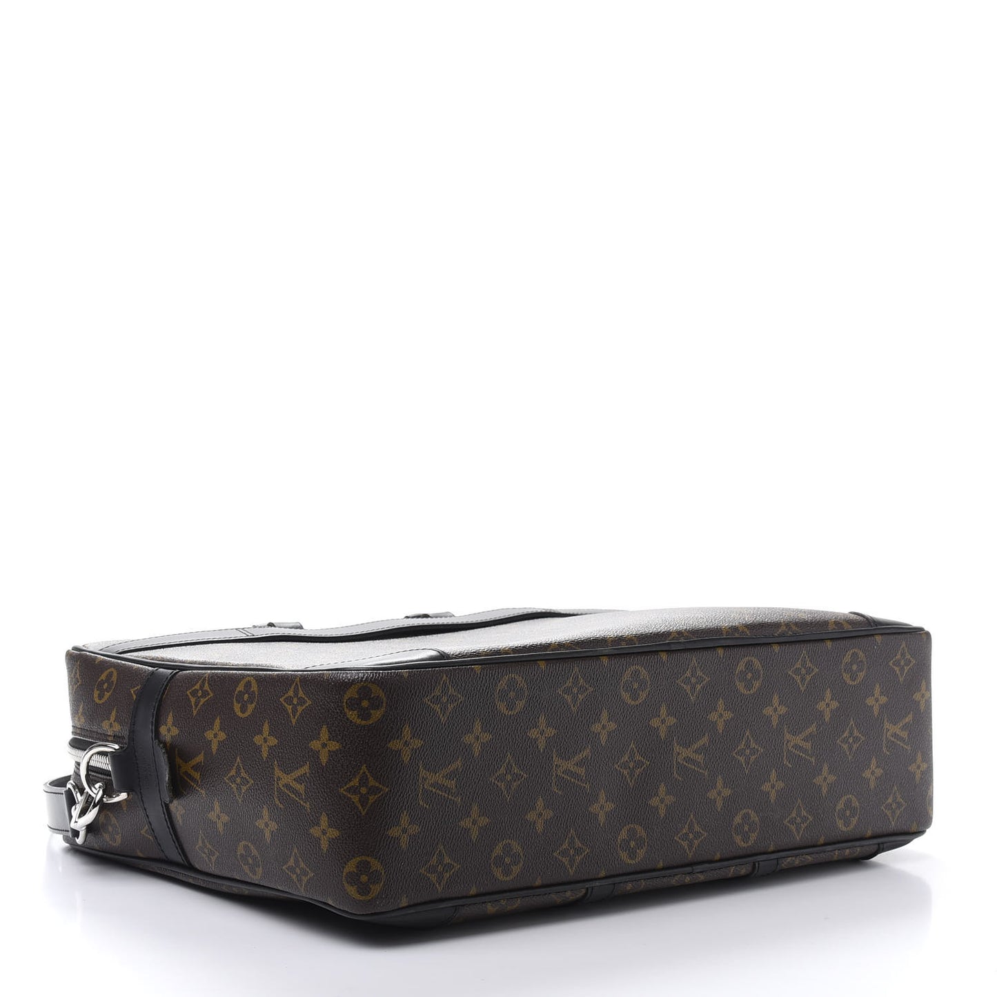 Monogram Macassar Porte Documents Voyage Soft Briefcase