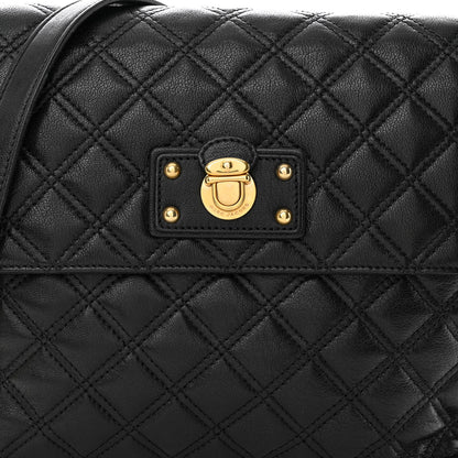 Marc Jacobs Lambskin Quilted The XL Single Flap Black 8 of 12