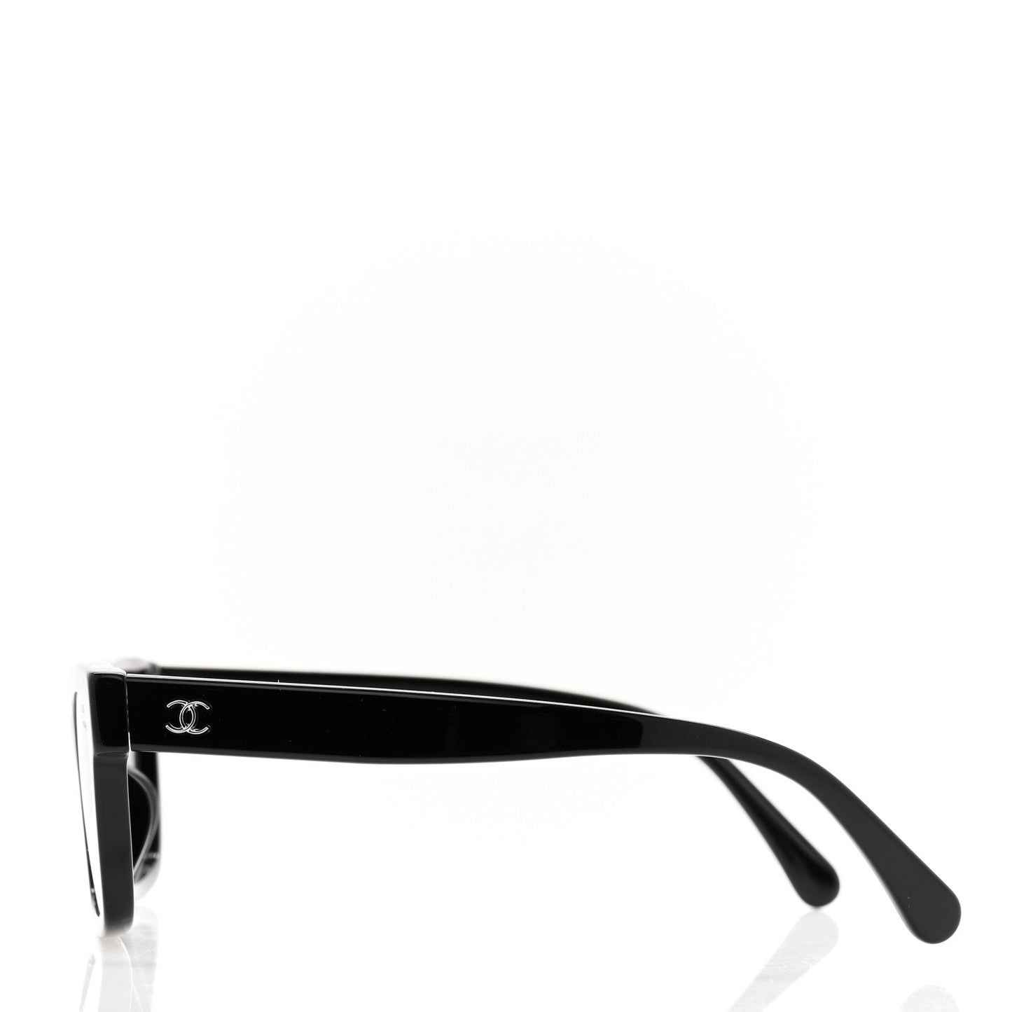 Acetate Polarized Square Sunglasses 5417-A Black