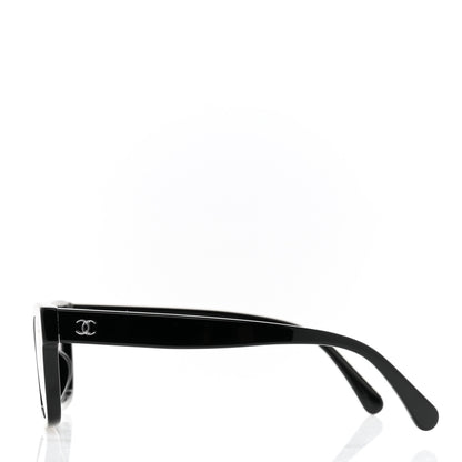 Chanel Acetate Polarized Square Sunglasses 5417-A Black 3 of 8
