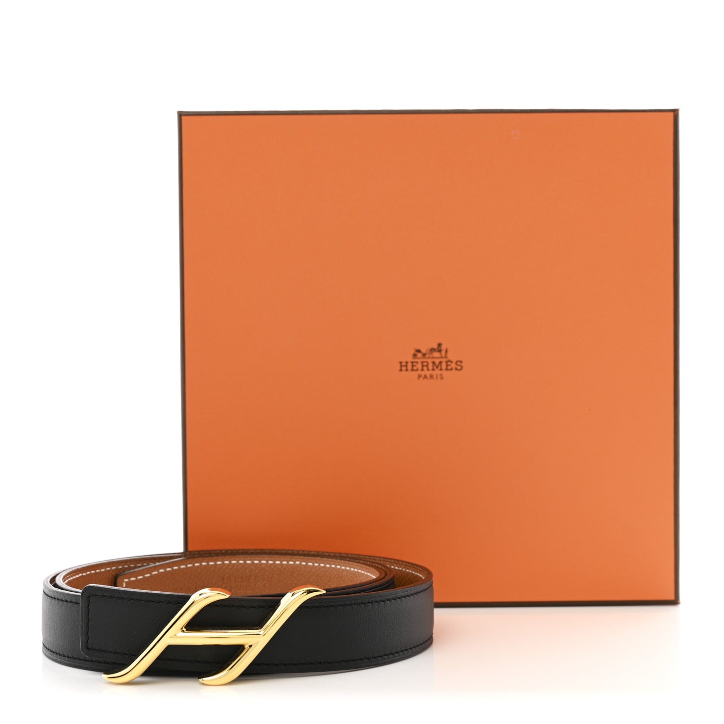Swift Epsom 24mm HDN Belt 90 36 Black Gold