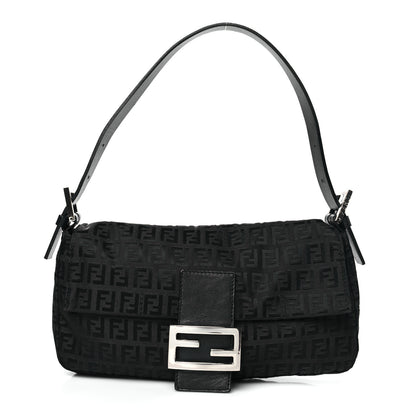 Fendi Zucchino Baguette Black 1 of 11