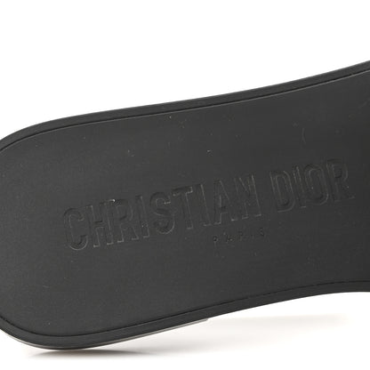 Christian Dior Technical Stretch Fabric Camouflage Dio(r)evolution Slide Sandals 39 Black Military 8 of 9