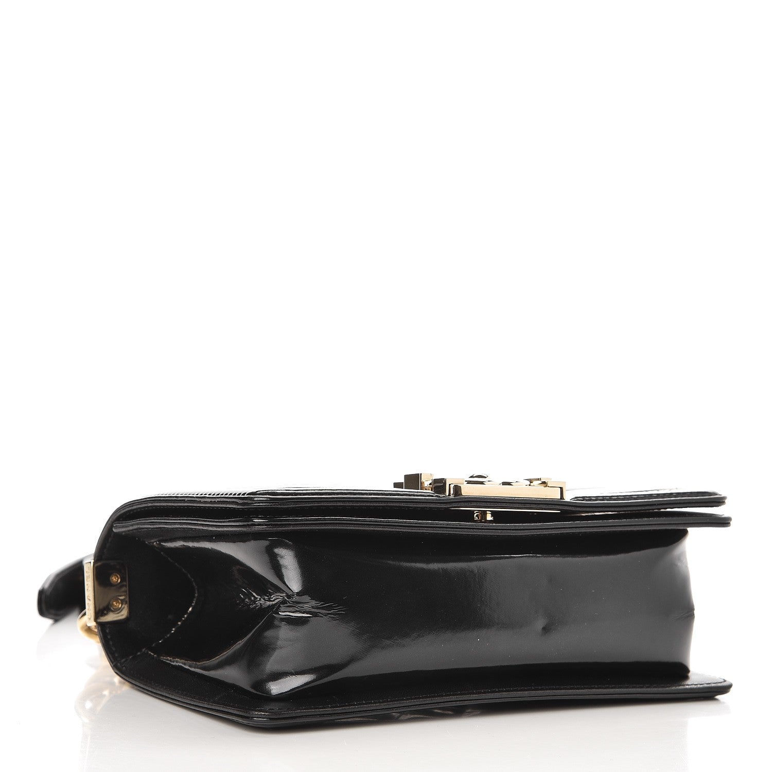Chanel Iridescent Glazed Calfskin Quilted Small Boy Flap Black 4 of 9