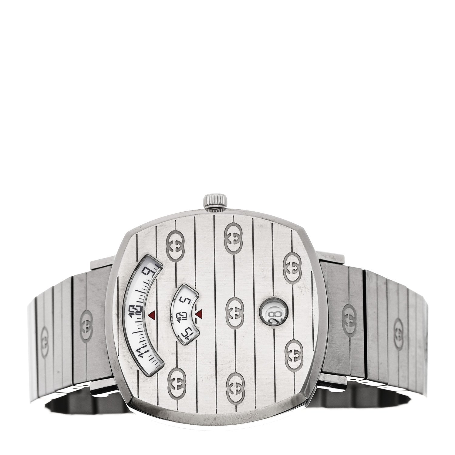 Gucci Stainless Steel 35mm Grip Quartz Watch 2 of 4