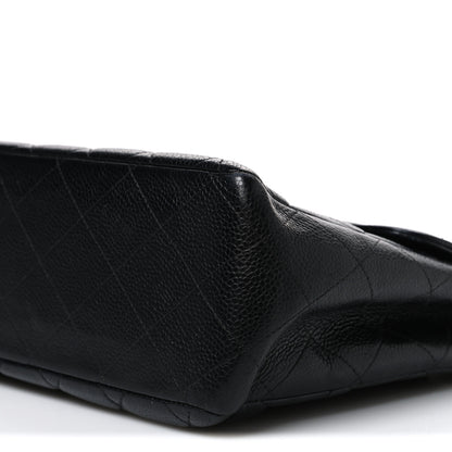Chanel Caviar Jumbo Single Flap Black 10 of 10