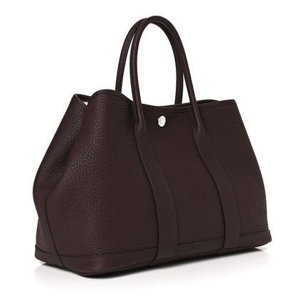 Hermes Negonda Garden Party Tote 30 TPM Bordeaux 3 of 9