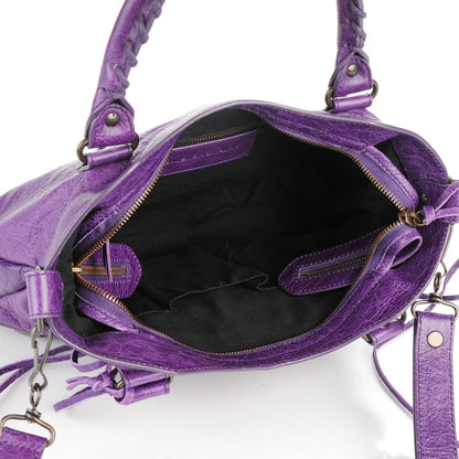 Balenciaga Agneau Classic Hardware Town Dark Violet 5 of 8