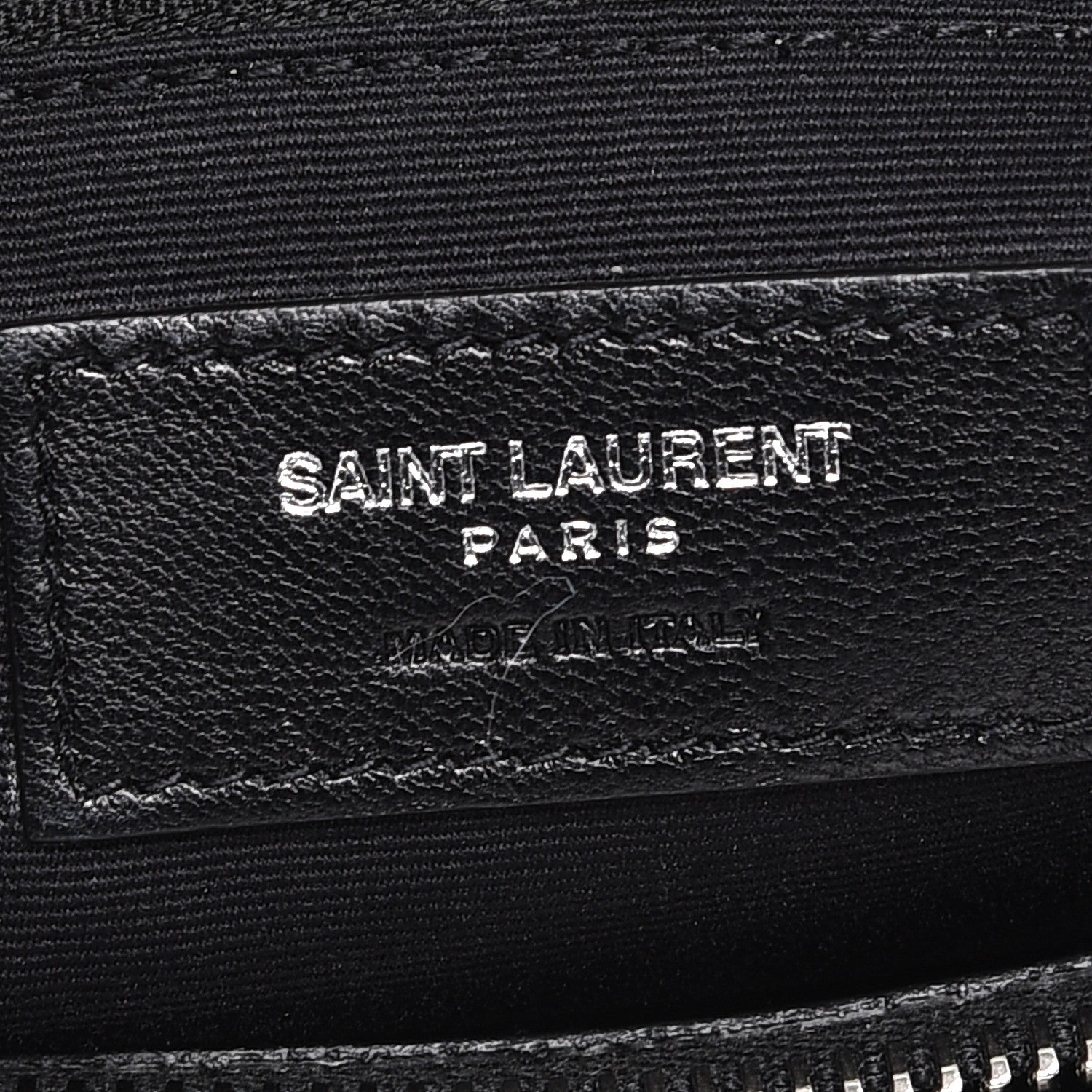 Saint Laurent Calfskin Y Quilted Monogram Medium Loulou Chain Satchel Black 6 of 9