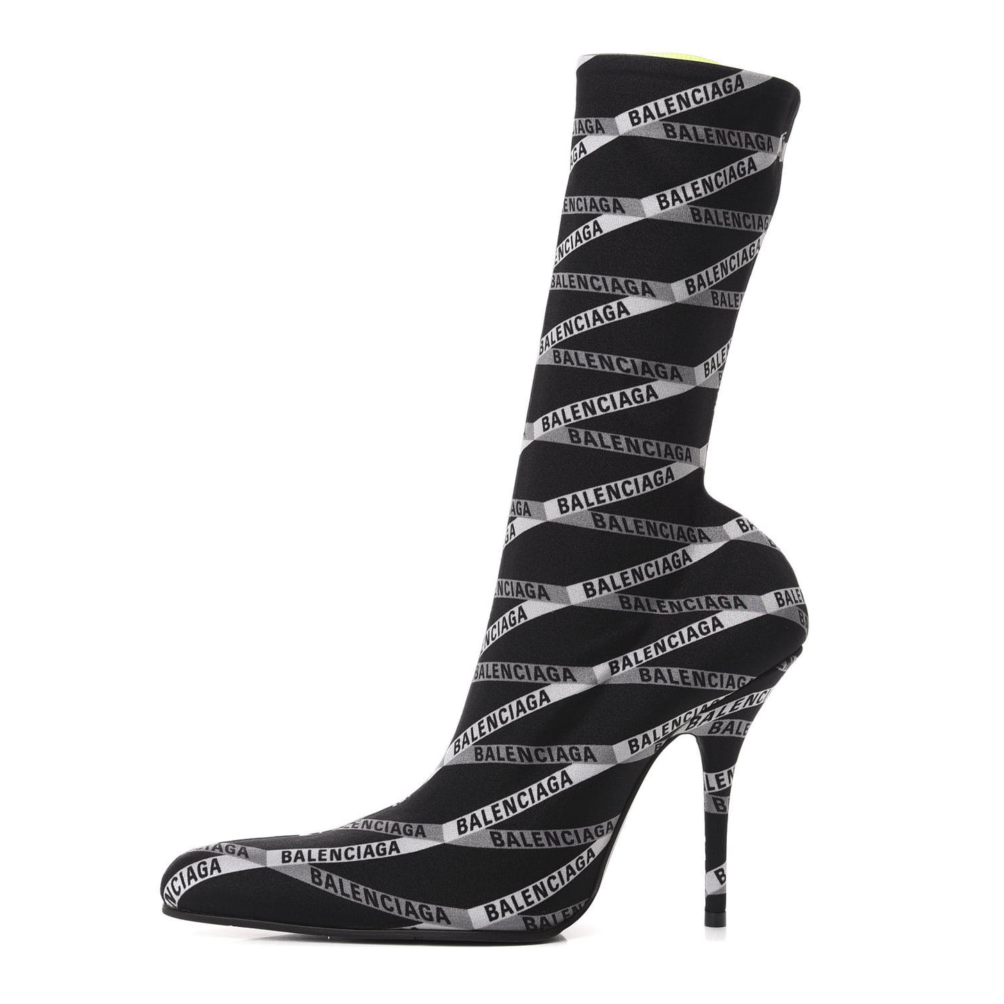 Spandex Losange Monogram 110mm Booties 38.5 Gris Black