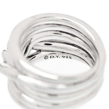 David Yurman Sterling Silver 14mm Continuance Ring 53 6.25 4 of 4