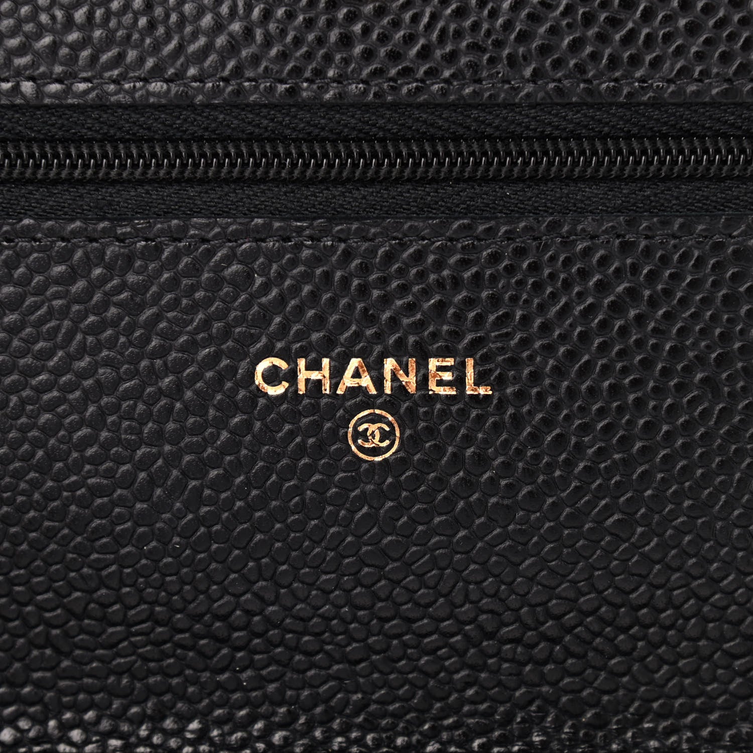 Chanel Caviar Quilted Wallet On Chain WOC Black 6 of 10