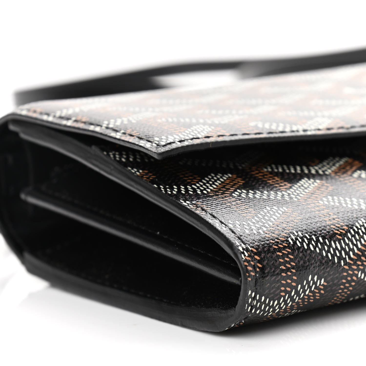 Goyard Goyardine Varenne Continental Wallet Black 8 of 9