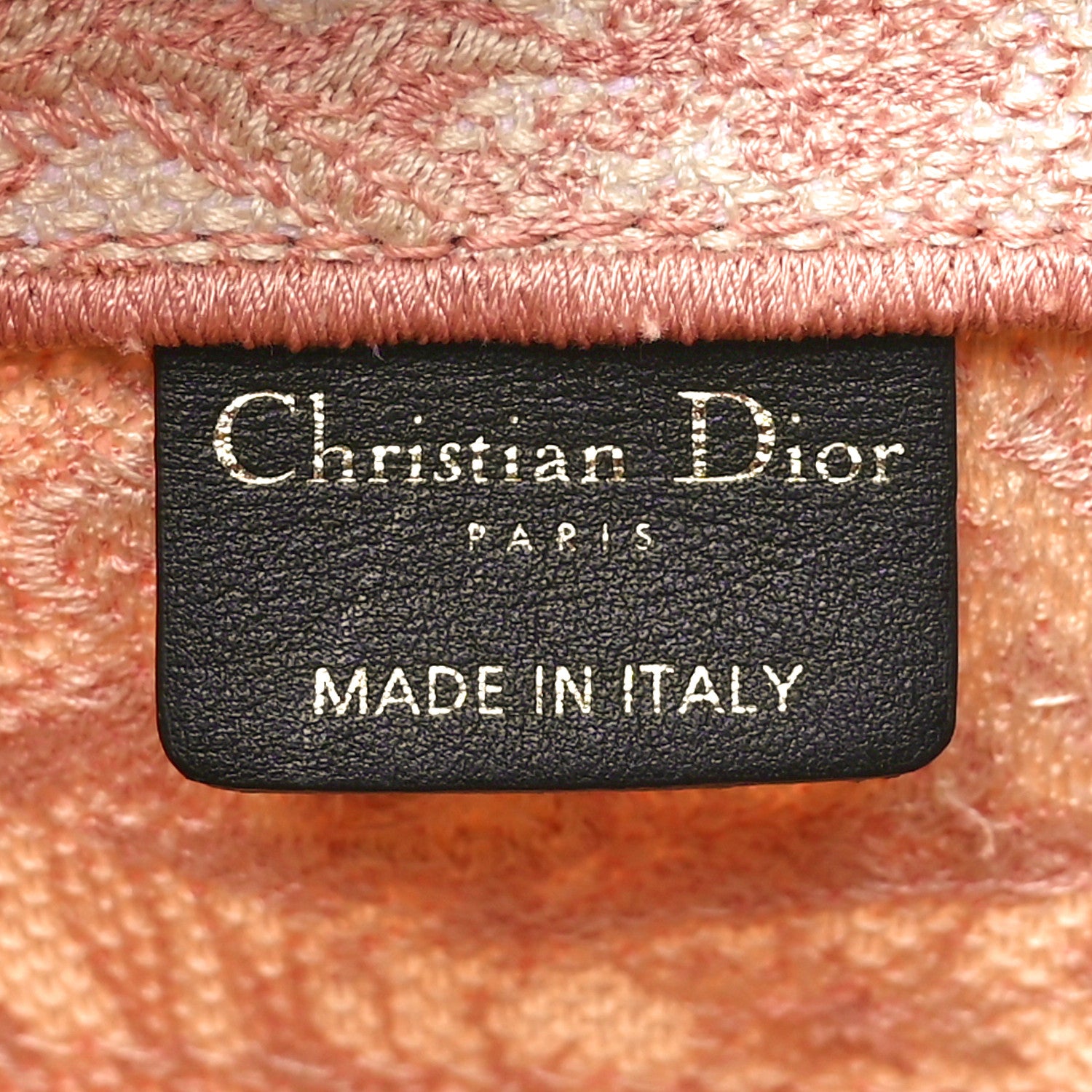 Christian Dior Canvas Embroidered Medium Dioriviera Toile De Jouy Book Tote Rose 6 of 10