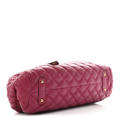 Marc Jacobs Calfskin Quilted Leather Stam Bag Pink 4 of 12