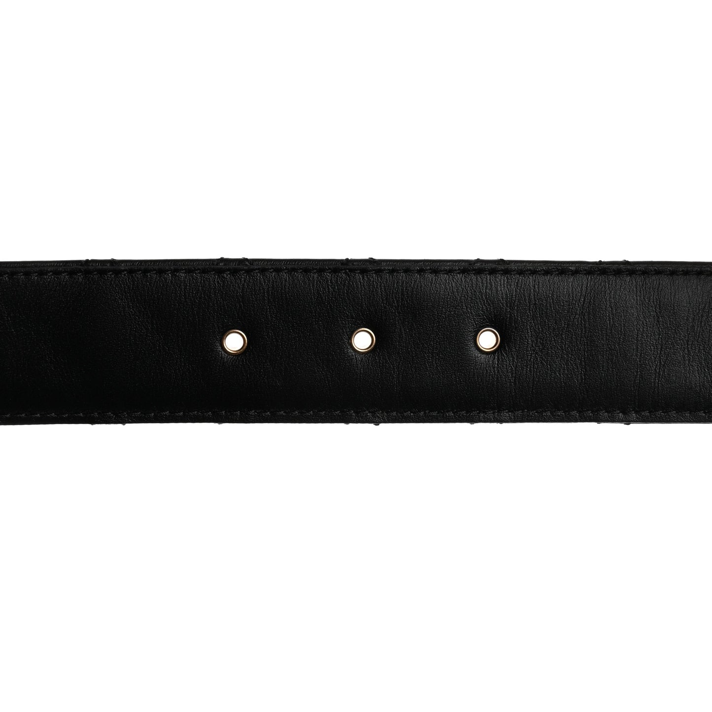 Calfskin Quilted CC Chain Belt 75 30 Black