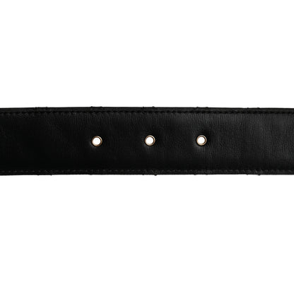 Chanel Calfskin Quilted CC Chain Belt 75 30 Black 6 of 7