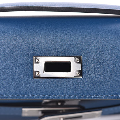 Hermes Swift Kelly Cut Clutch Pochette Deep Bleu 15 of 21