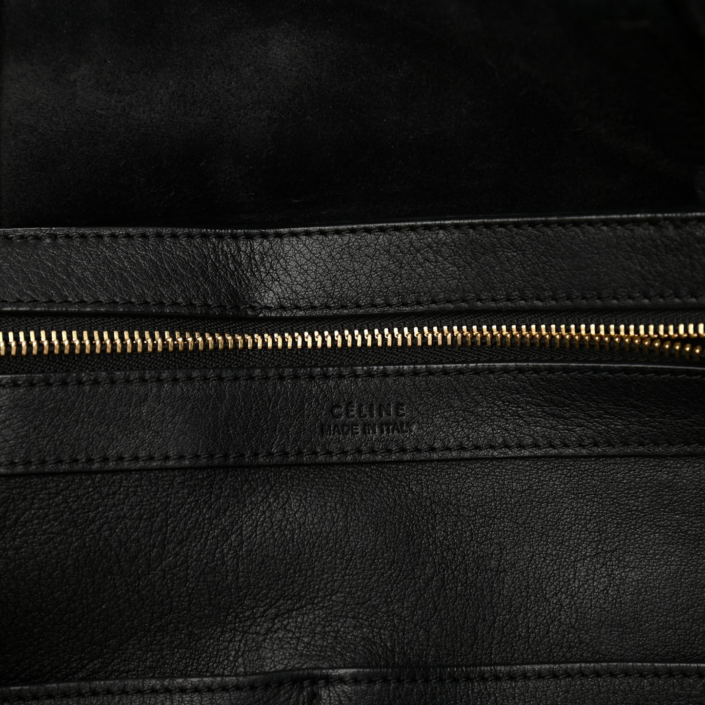 Soft Grained Calfskin Small Belt Cabas Phantom Black