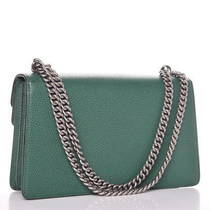 Gucci Pebbled Calfskin Small Dionysus Shoulder Bag Emerald 3 of 8