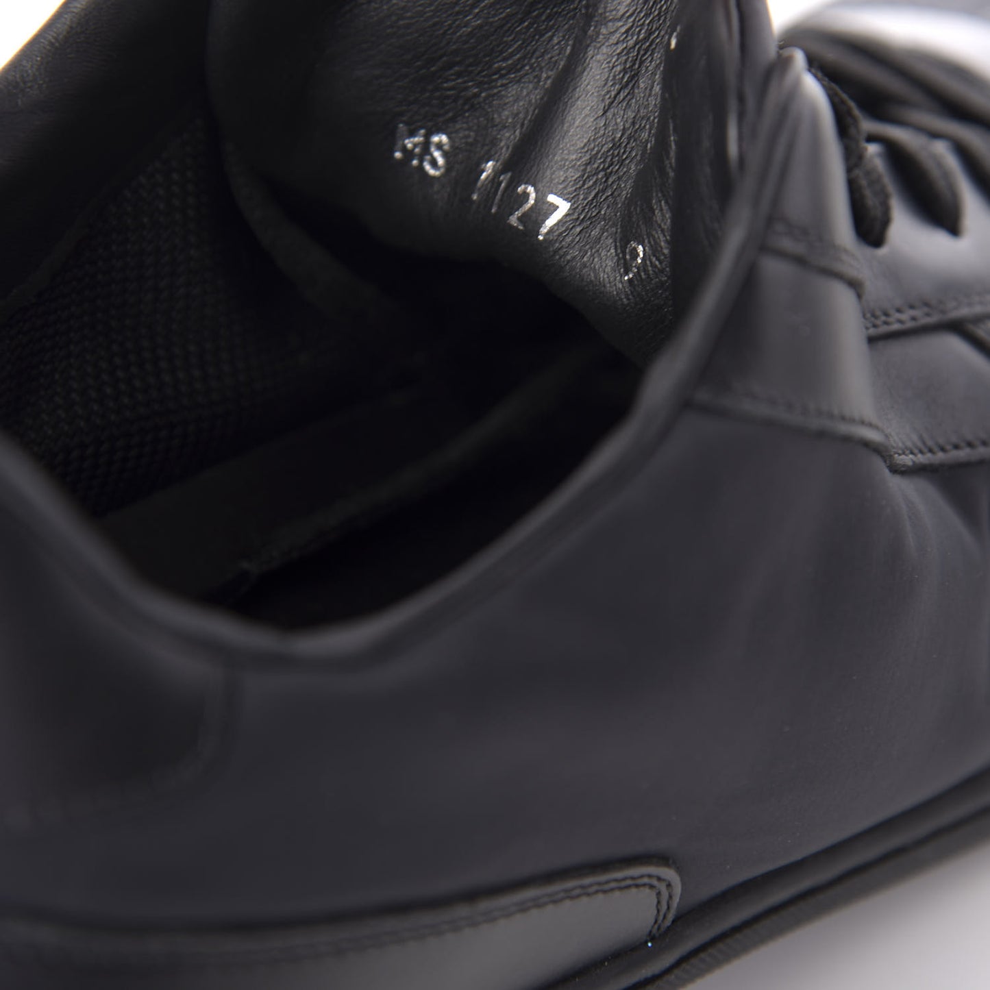 Calfskin Nylon Pulse Sneaker 9 Black