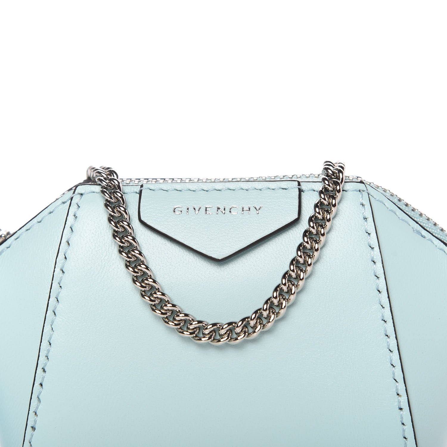 Givenchy Lambskin Baby Antigona Light Blue 10 of 11