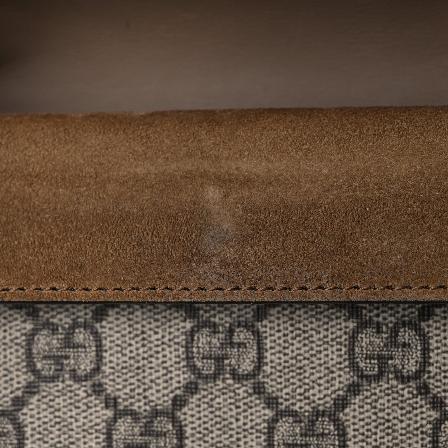 Gucci GG Supreme Monogram Super Mini Dionysus Shoulder Bag Taupe 11 of 11