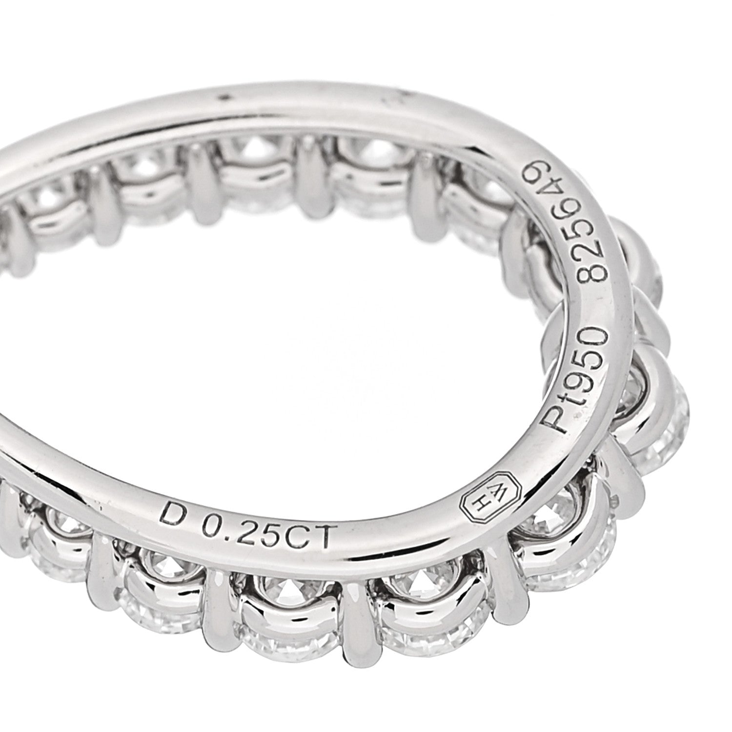Harry Winston Platinum Diamond Double Loop Earrings 4 of 5