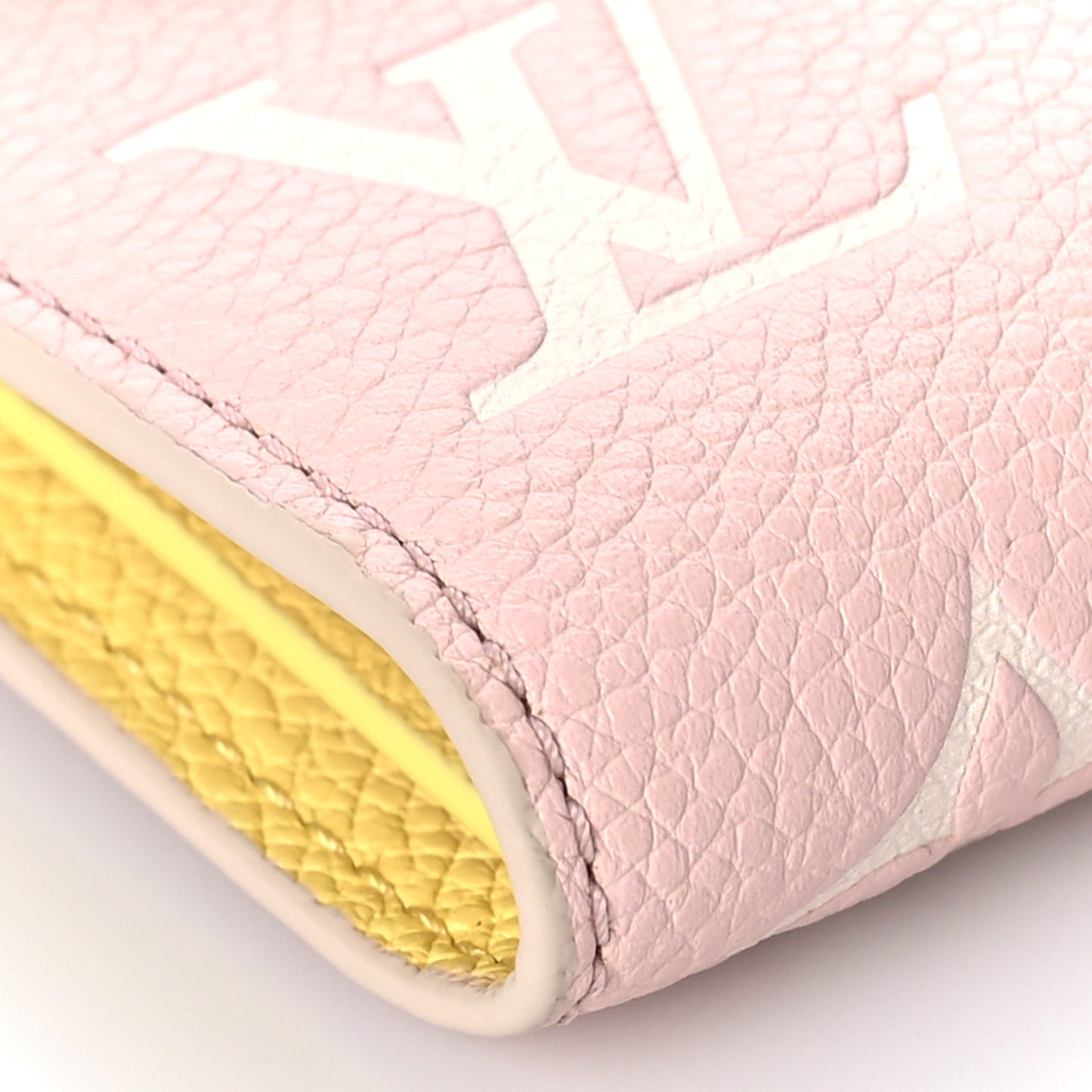 Empreinte Monogram Spring In The City Victorine Wallet Pink Beige Yellow