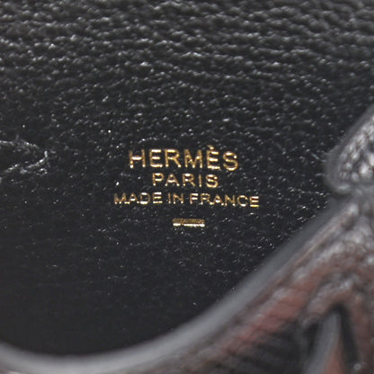 Hermes Lizard Mini Kelly Twilly Bag Charm Black 4 of 5