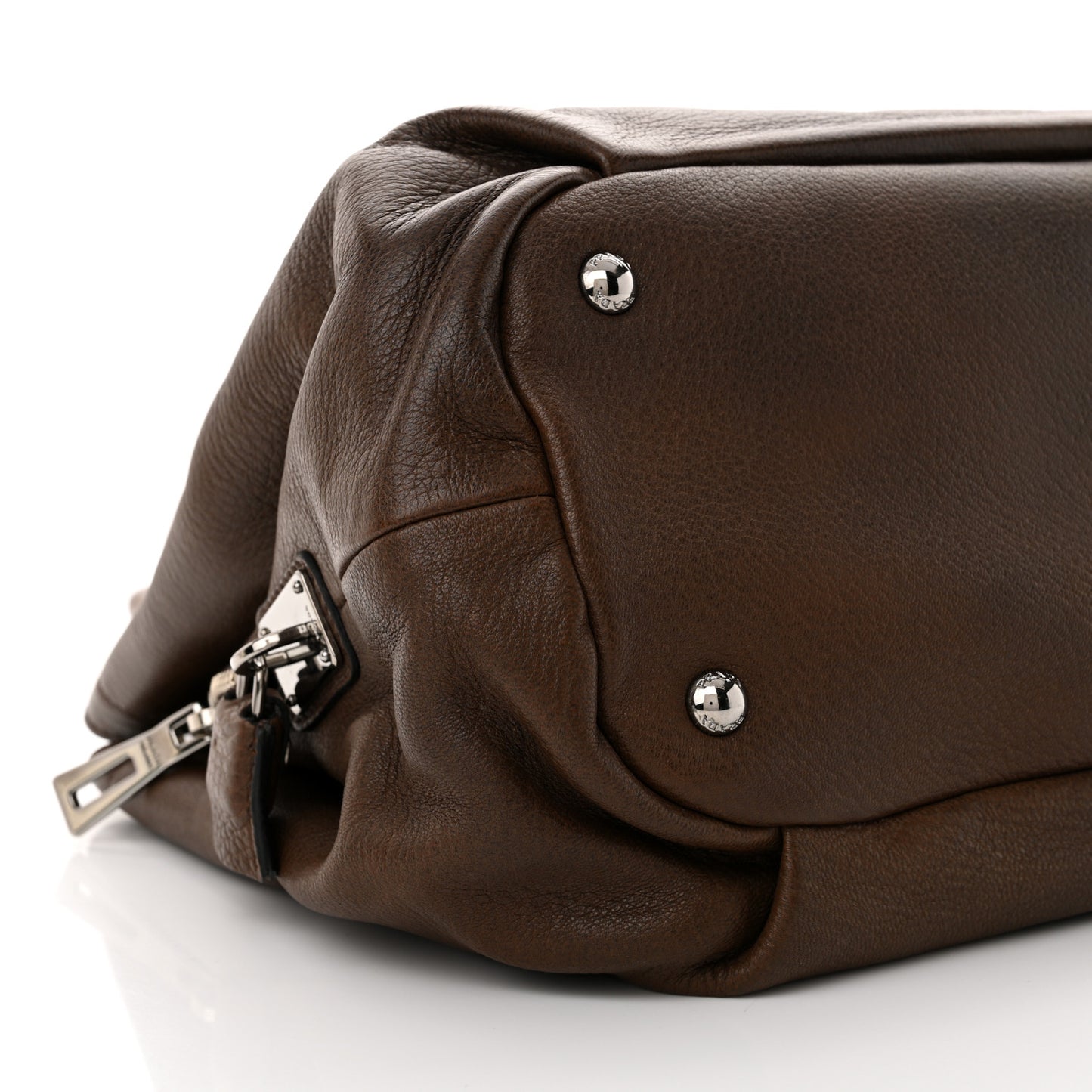 Cervo Deerskin Tote Bruciato