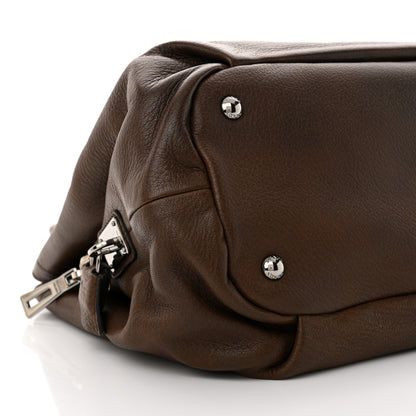 Prada Cervo Deerskin Tote Bruciato 8 of 11