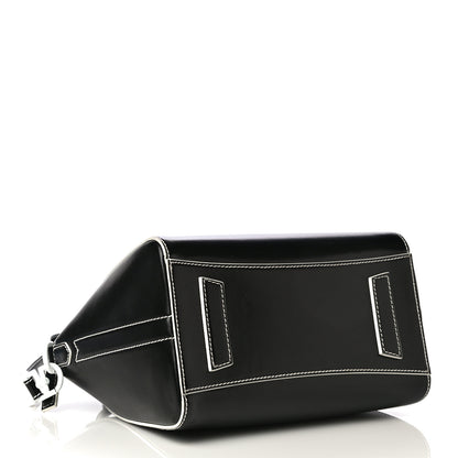 Givenchy Calfskin Contrast Topstitch Small Antigona Black White 3 of 14