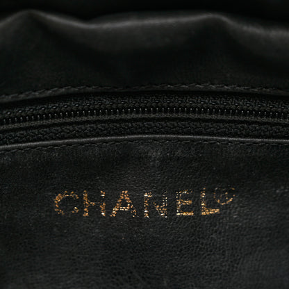 Chanel Lambskin Quilted Cosmetic Case Black 7 of 10