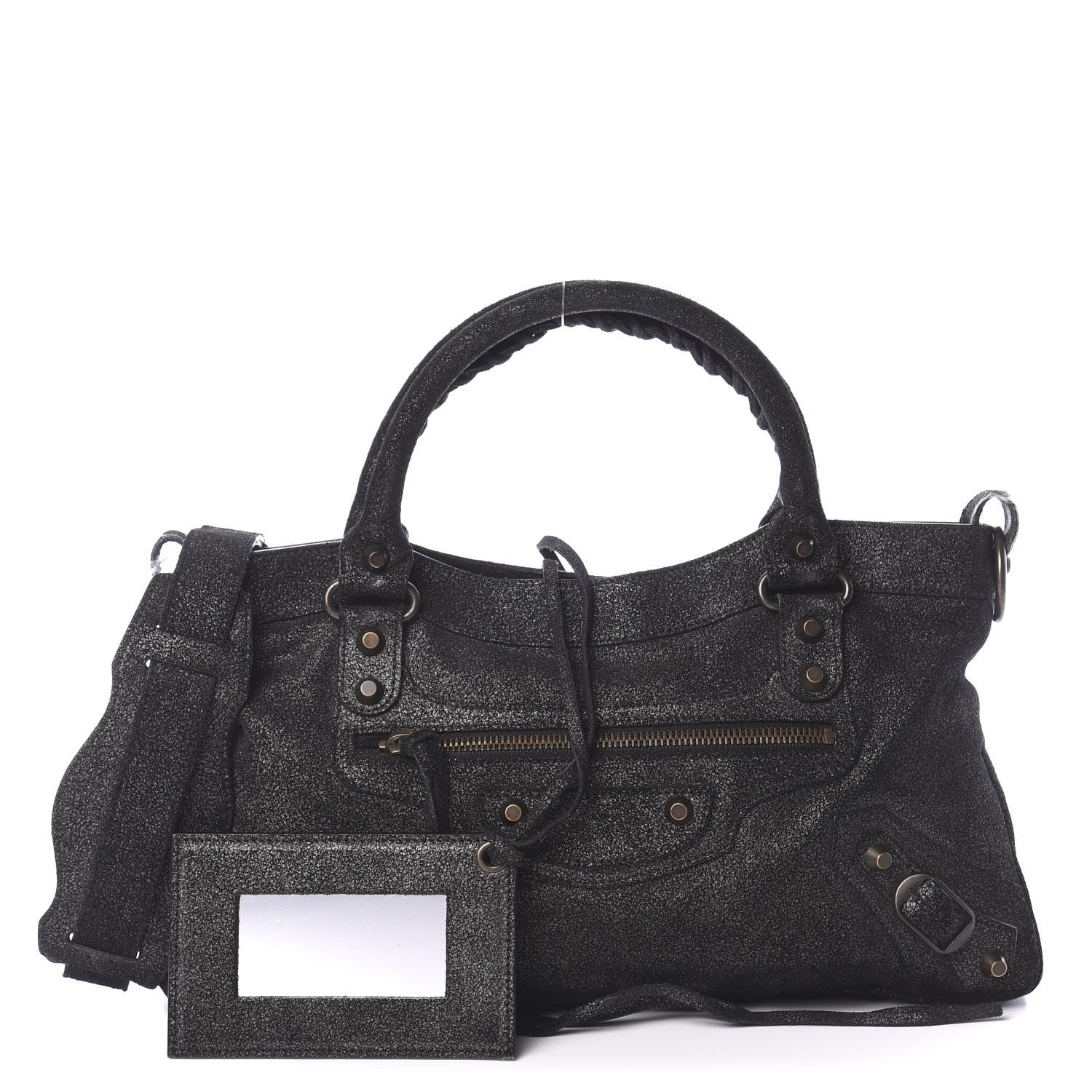 Balenciaga Craquele Calfskin First Black 1 of 11
