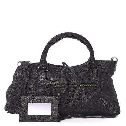 Balenciaga Craquele Calfskin First Black 1 of 11