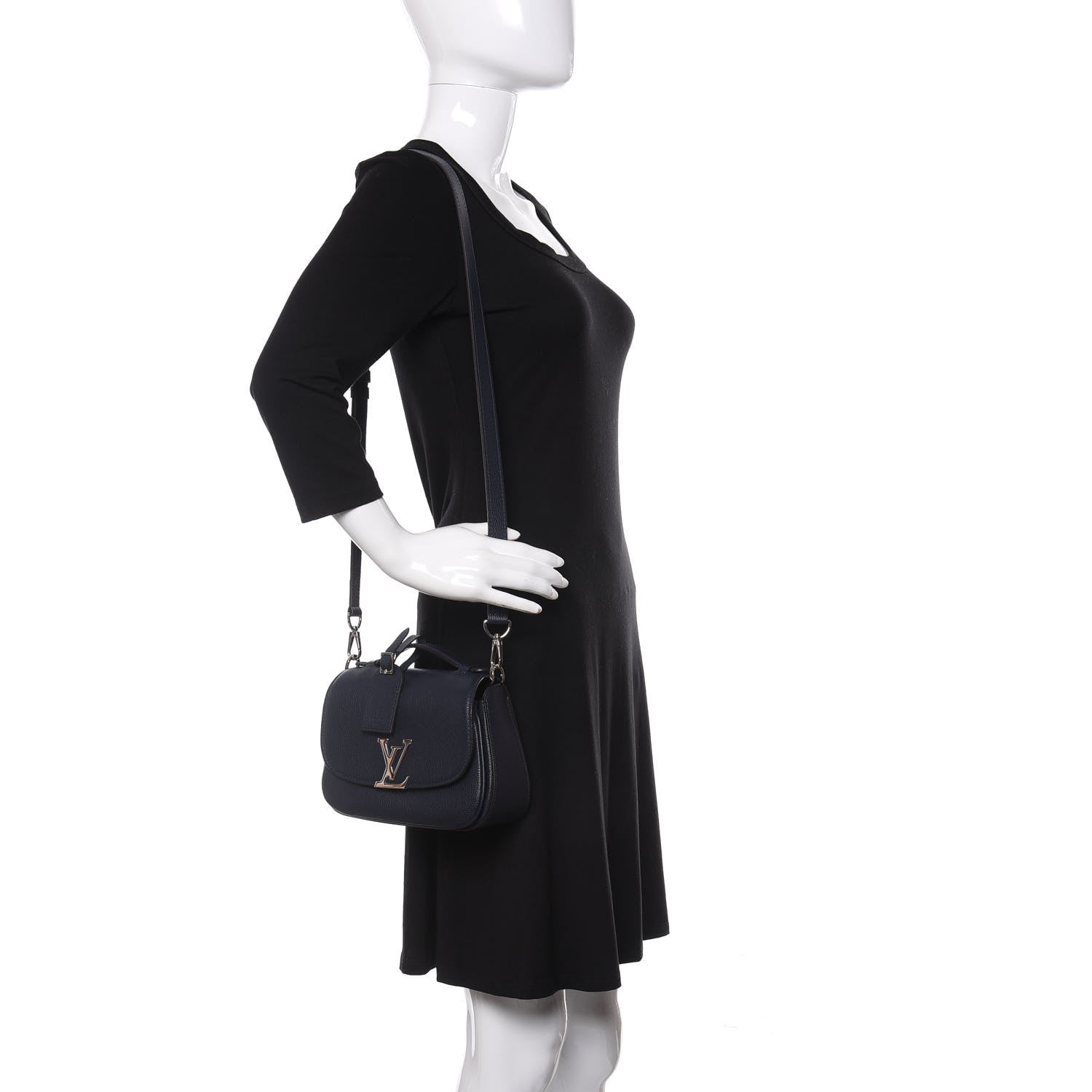 Louis Vuitton Grained Calfskin Vivienne NM Blue Marine 2 of 10
