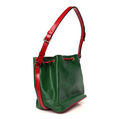 Louis Vuitton Epi Bi-Color Petit Noe Borneo Castillan Red 3 of 10