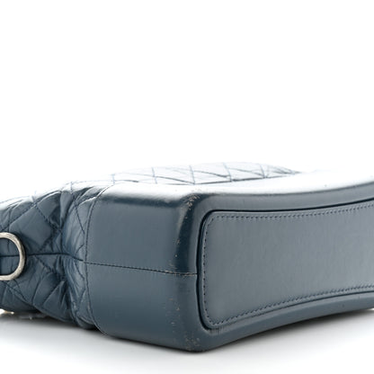 Chanel Aged Calfskin Quilted Medium Gabrielle Hobo Blue 9 of 12