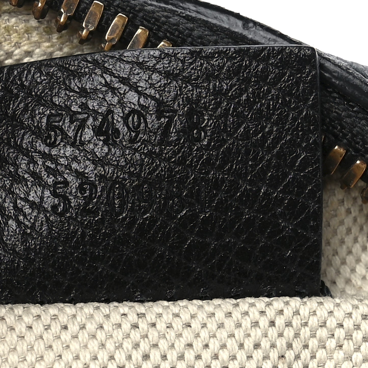 Velvet Calfskin GG Monogram Round Shoulder Bag Blue Beige